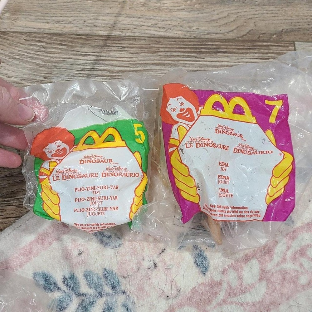 McDonalds Dinosaur Movie Toys